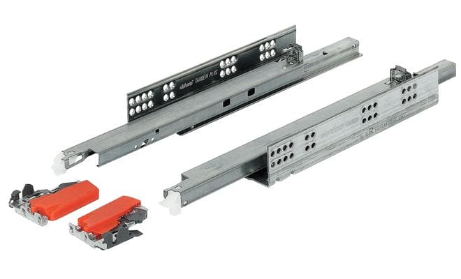 Blum Tandem Vollauszug 560H mit Blumotion Dämpfung 30 kg inkl. Kupplungen, 550 mm - 560H5500B