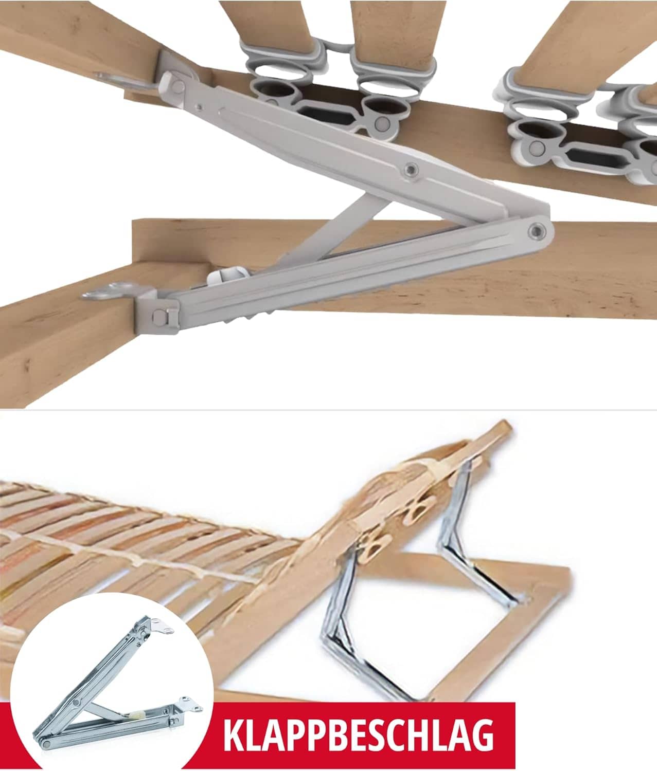 Hettich okucie regulacyjne MULTIFLEX do zagłówków i podnóżków