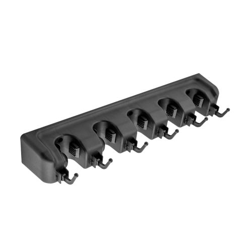 Domax device holder bar BLACK LINE wall mounting, 407 x 62 mm