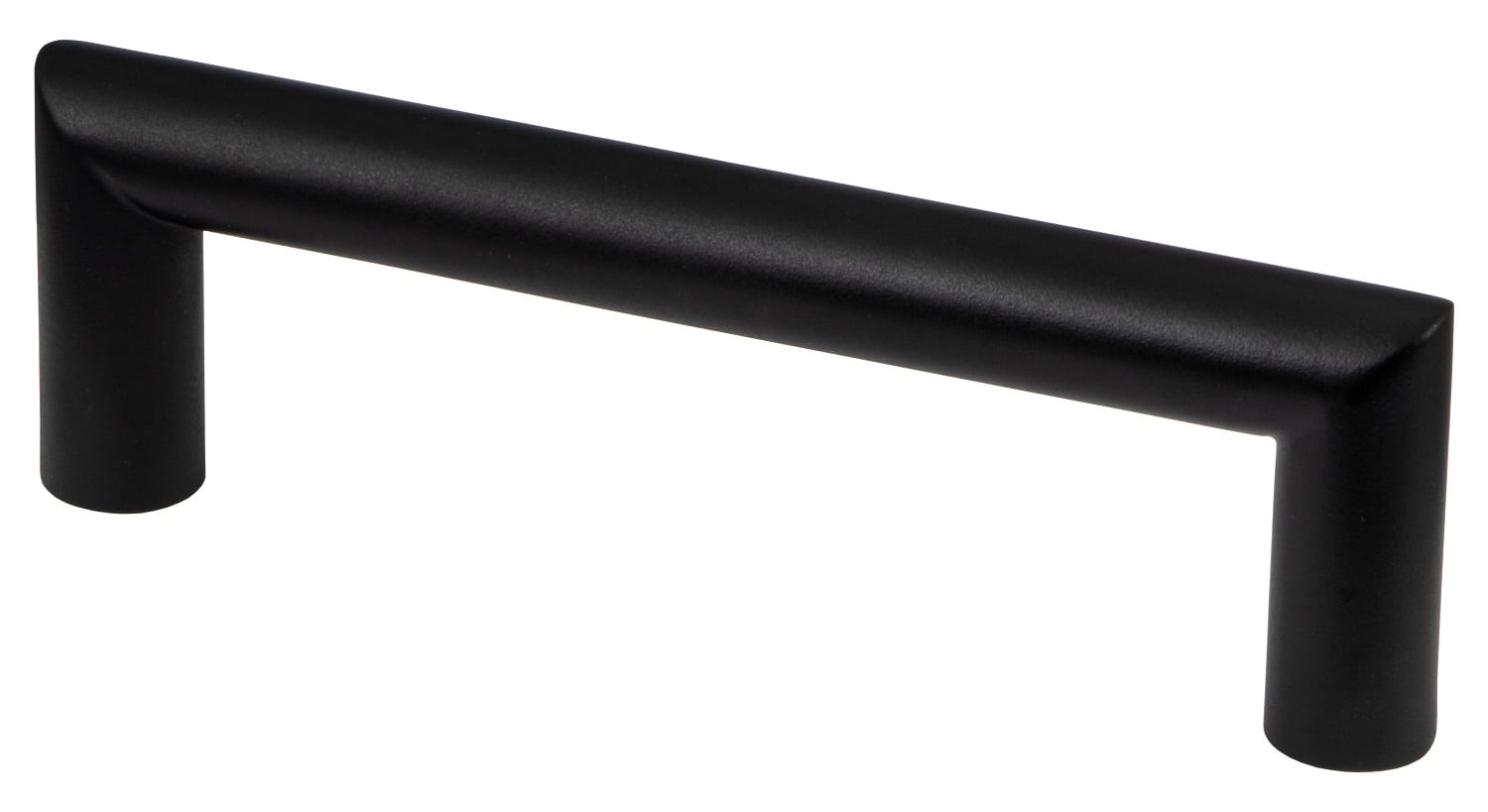 Gedotec Möbelgriff LEILA BLACK Bügelgriff Edelstahl Schrankgriff schwarz matt, Bohrabstand 128 mm