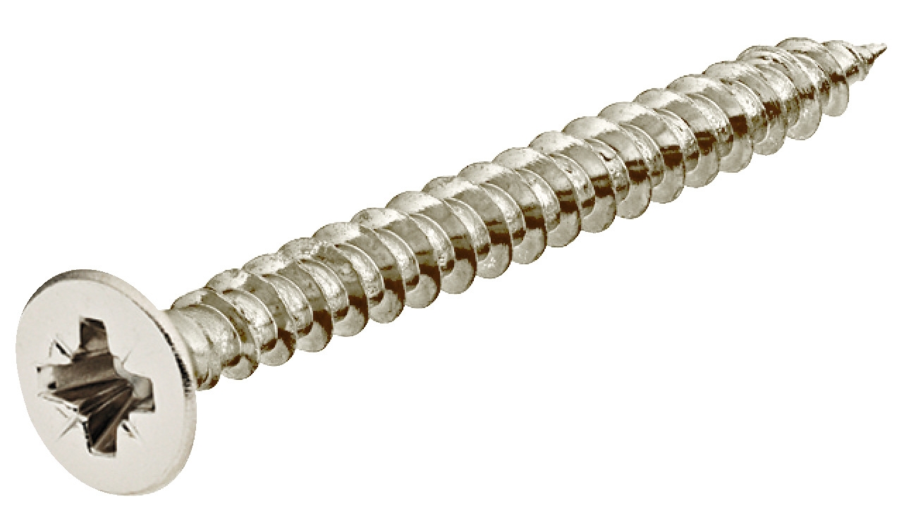 Häfele Chipboard Screws Hospa Ø 35mm Phillips Cross Recess, Fully Threaded Zinc Plated Countersunk Head Various L