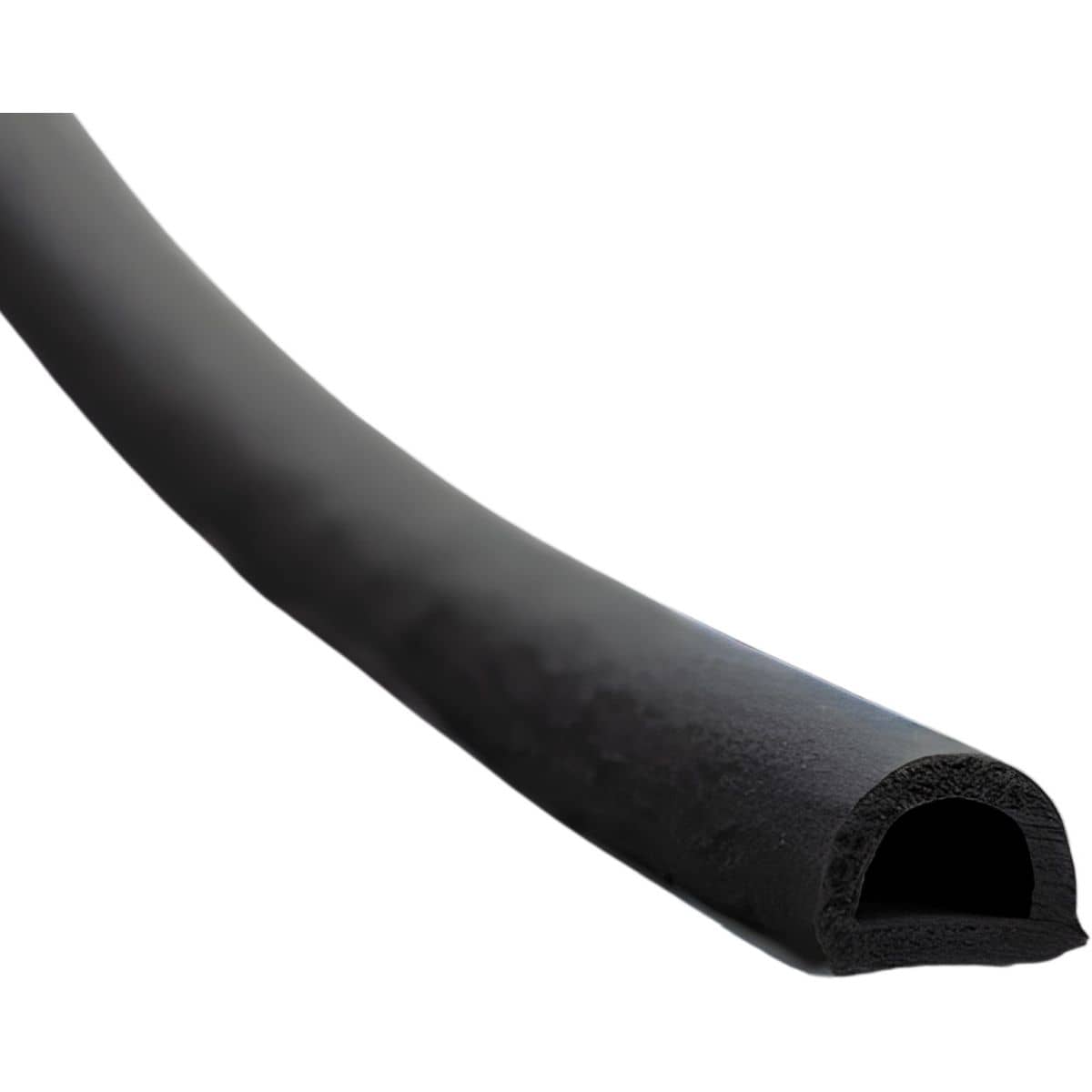 Ellen Dichtungsband ELLENFLEX aus Gummi selbstklebend für Türen und Fenster 7,5 Meter, schwarz 4 - 6 mm Spaltmaß