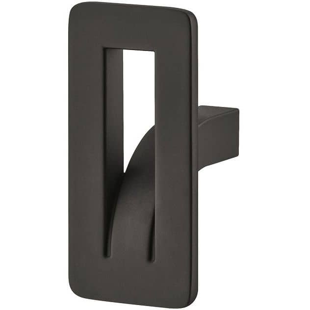 Häfele Möbelknopf H2355 aus Metall, Schwarz matt 52 x 31 mm