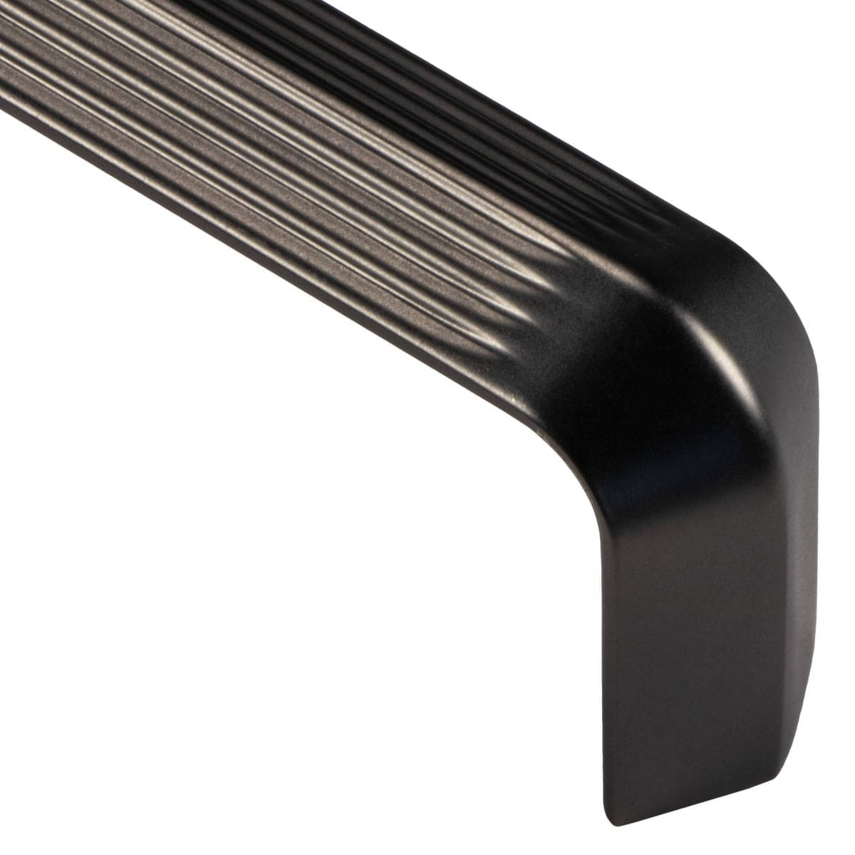 Möbelgriff LINES aus Metall Maulwurfgrau gebürstet