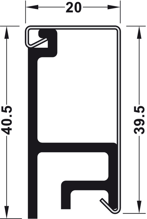 Skizze Wandprofil