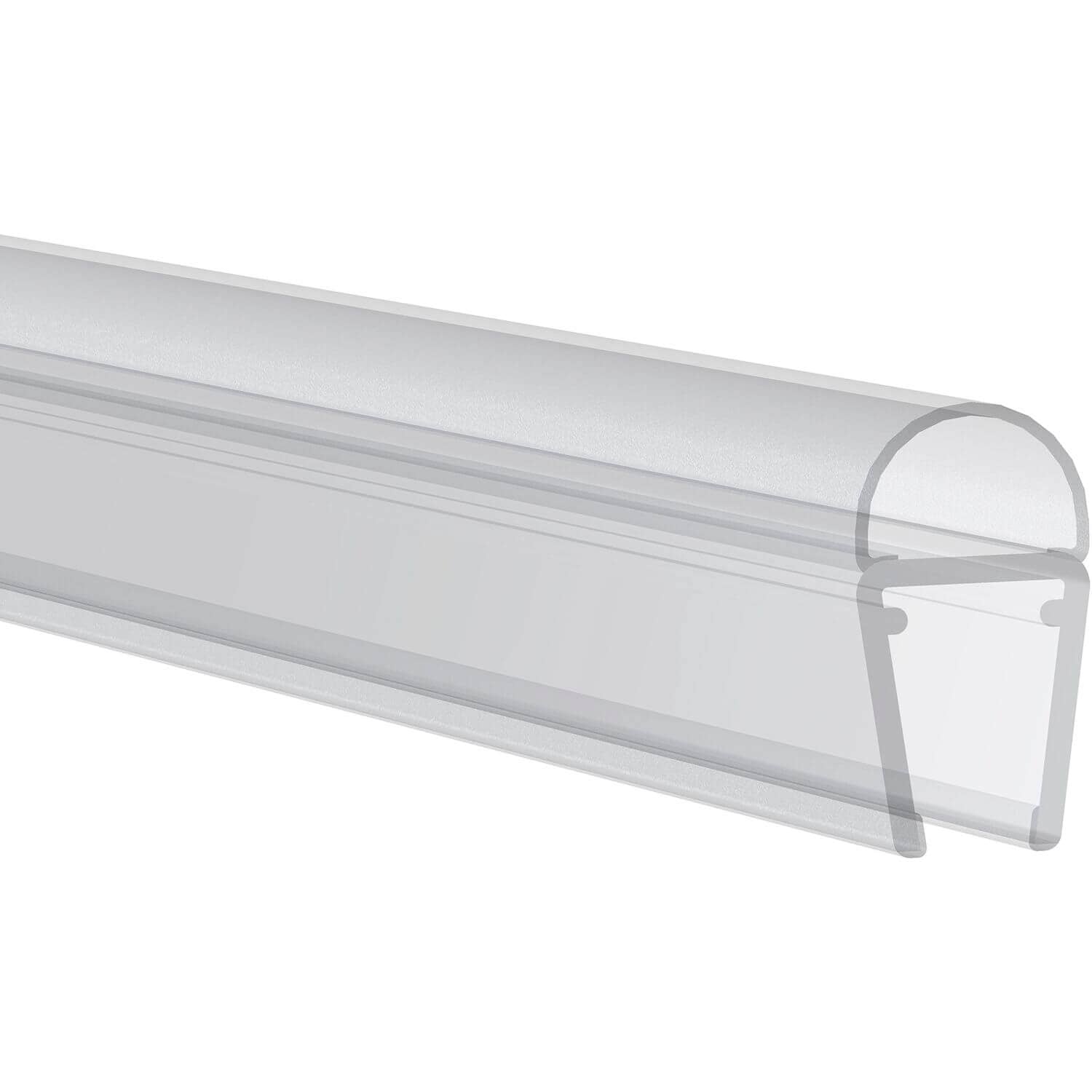 Rehau Duschtürdichtung aus Kunststoff streifend für Glasdicke 6 - 8 mm, 1000 mm
