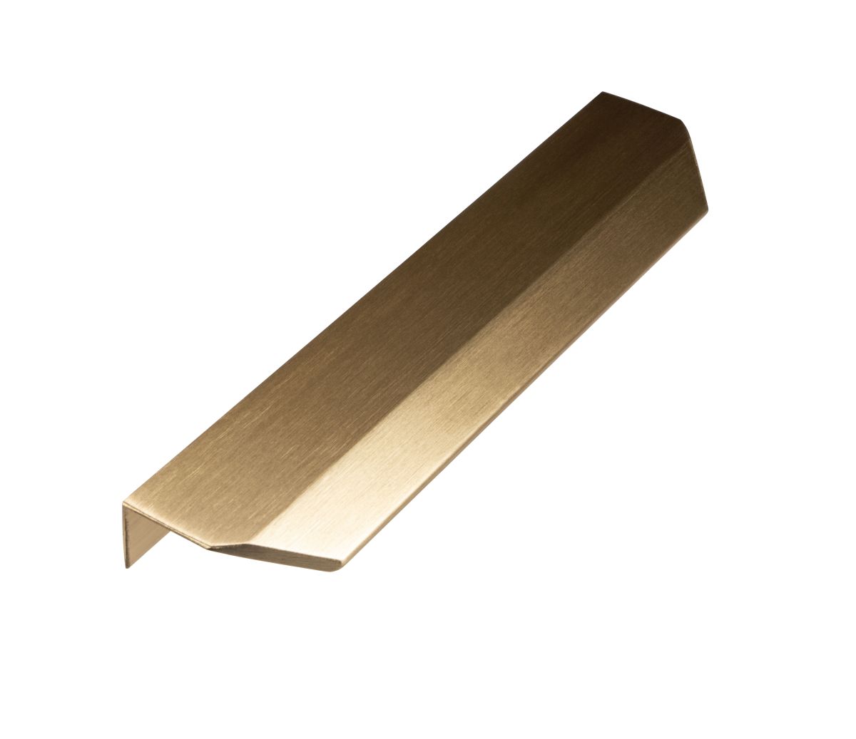 0375128L29-33 Griffleiste VANN aus Aluminium Messing dunkel gebürstet