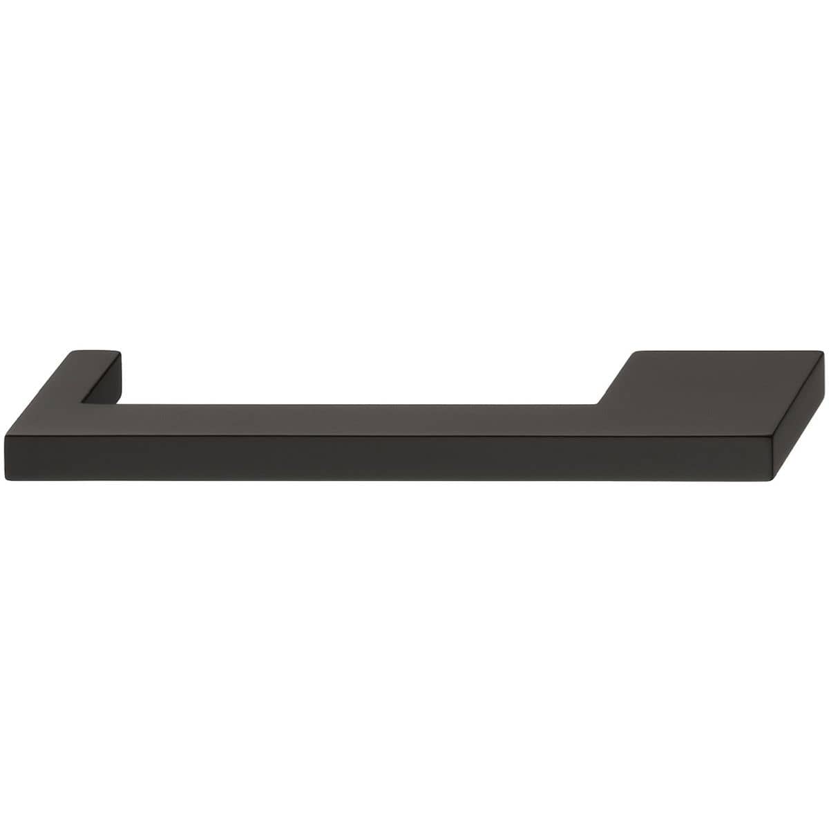 Häfele Möbelgriff H1380 aus Metall, Schwarz matt BA 128 & 160 mm