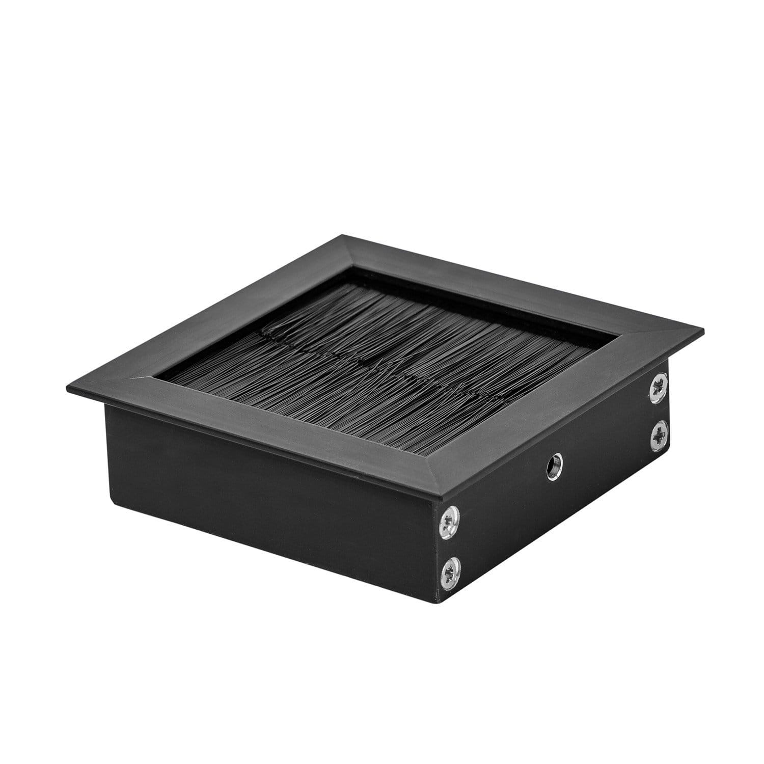 BMB Kabeldurchlass eckig Kabeldurchführung Aluminium EXIT, Schwarz