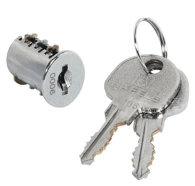 Häfele interchangeable core H6150, Symo single key system