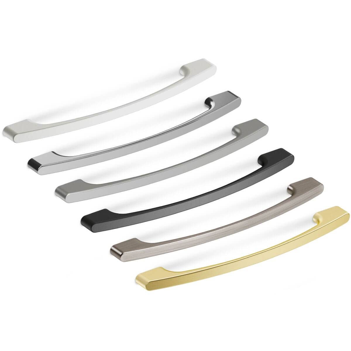 Mital Möbelgriff ROSALINDE aus Metall, Weiß matt - 320 / 288 mm
