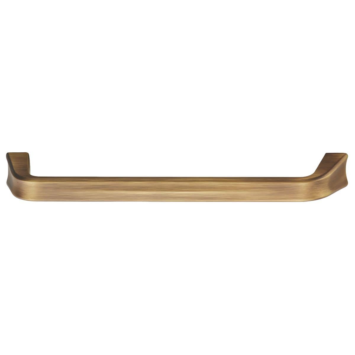 Maniglia per mobili Häfele H10287 in metallo ottonato, spazzolato antico, BA 160 mm
