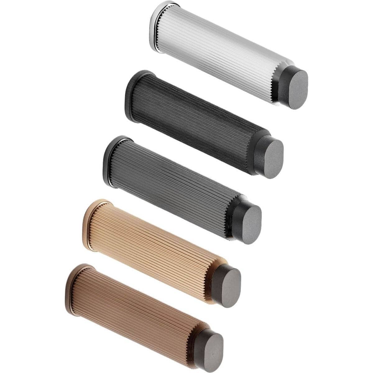 Butoir de porte murale Viefe BROOKLYN en aluminium, Ø 28 x 103 mm