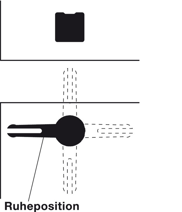 Tischplattenverbinder für trennbare Tischplatten Skizze