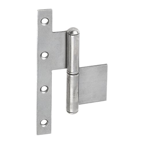 Domax combination hinge made of steel for screwing and welding 90 x 45 x 140 x 3.0 mm, left