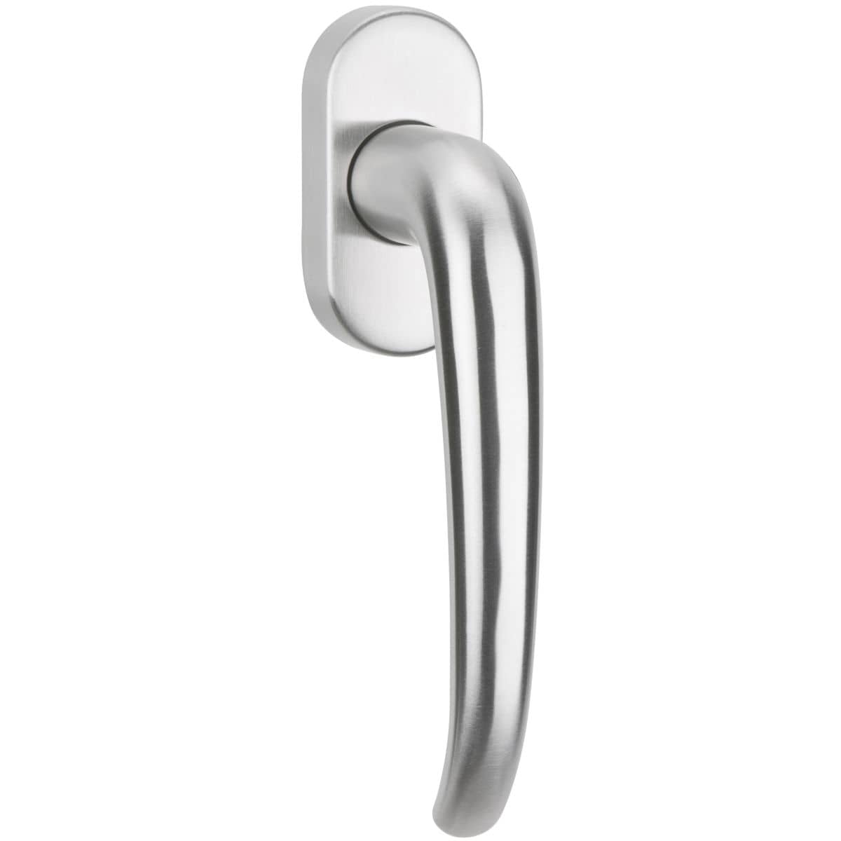 Hermat Fenstergriff BASIC 08 aus Edelstahl, Edelstahl matt