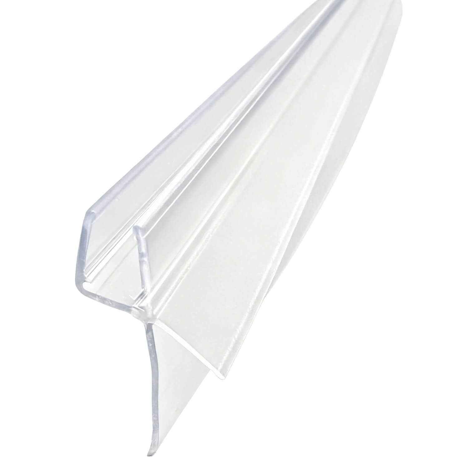 Rehau Duschtürdichtung mit langer Lippe & Abtropfleiste für Glasdicke 6 - 8 mm, 1000 mm