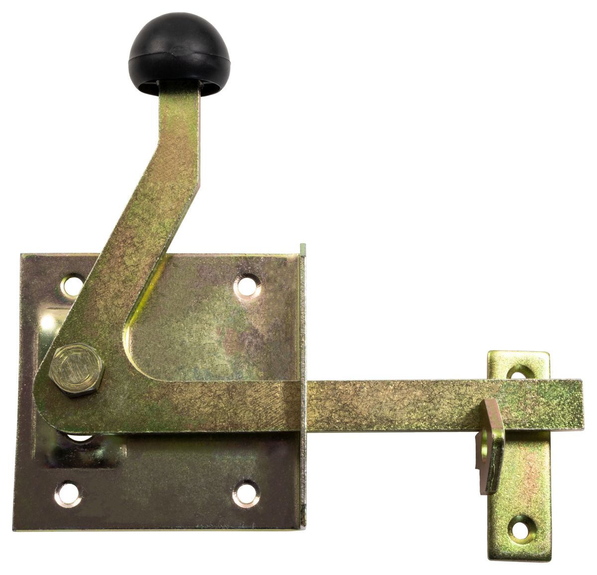 Alberts Garden Gate Latch made of Screw-On Steel