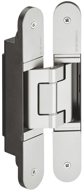 Cerniera per porte a scomparsa Simonswerk TECTUS TE 540 3D per porte non ribassate, design acciaio inox