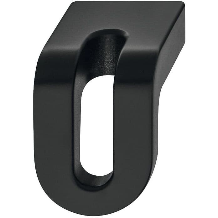 Häfele Möbelknopf H2165 aus Metall, Schwarz matt 35 x 29 mm