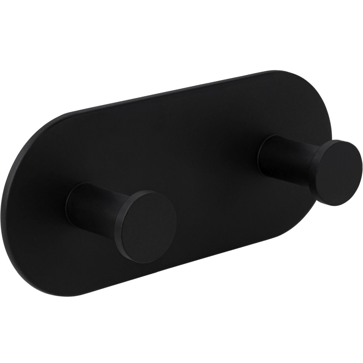 Gedotec coat hook NOTTINGHAM made of self-adhesive black steel