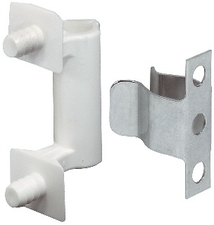 Häfele spring latch H6081 for press-fitting and screwing steel and plastic