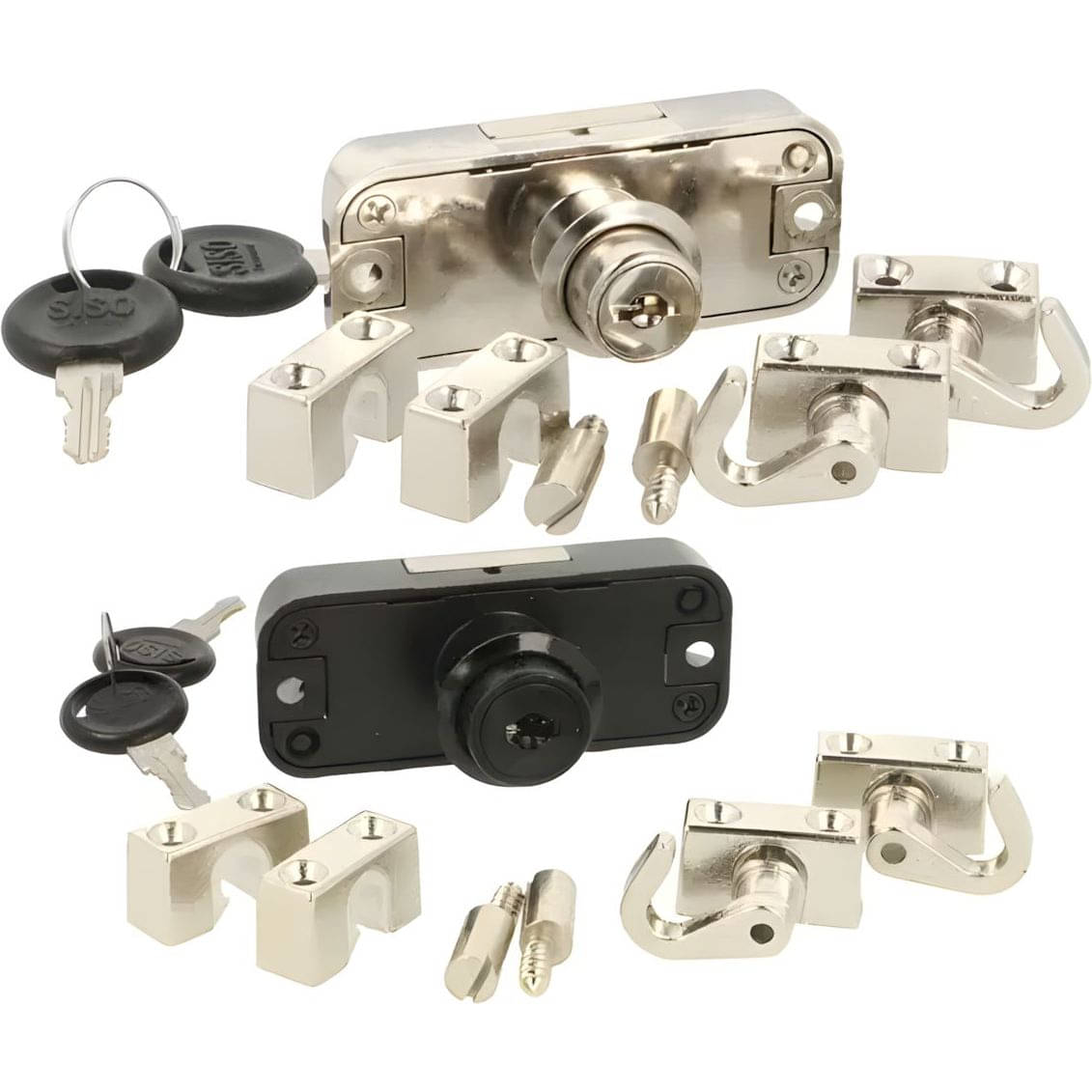 Siso Drehstangenschloss-Set 922 Dornmass 15 mm