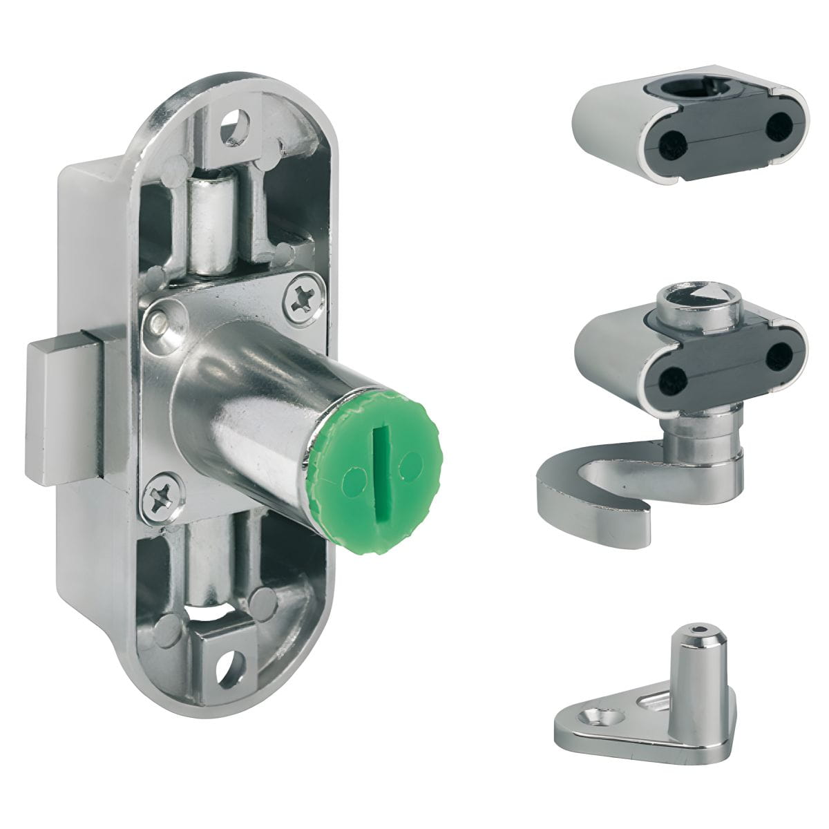 Häfele Rotary Rod Lock SET H6158 Symo Piccolo -Nova Backset 15 mm