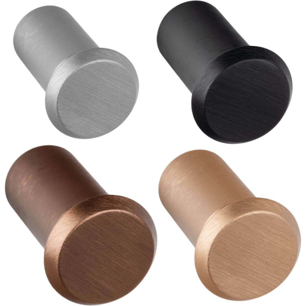 Viefe Möbelknopf FASE aus Aluminium, Ø 23 mm