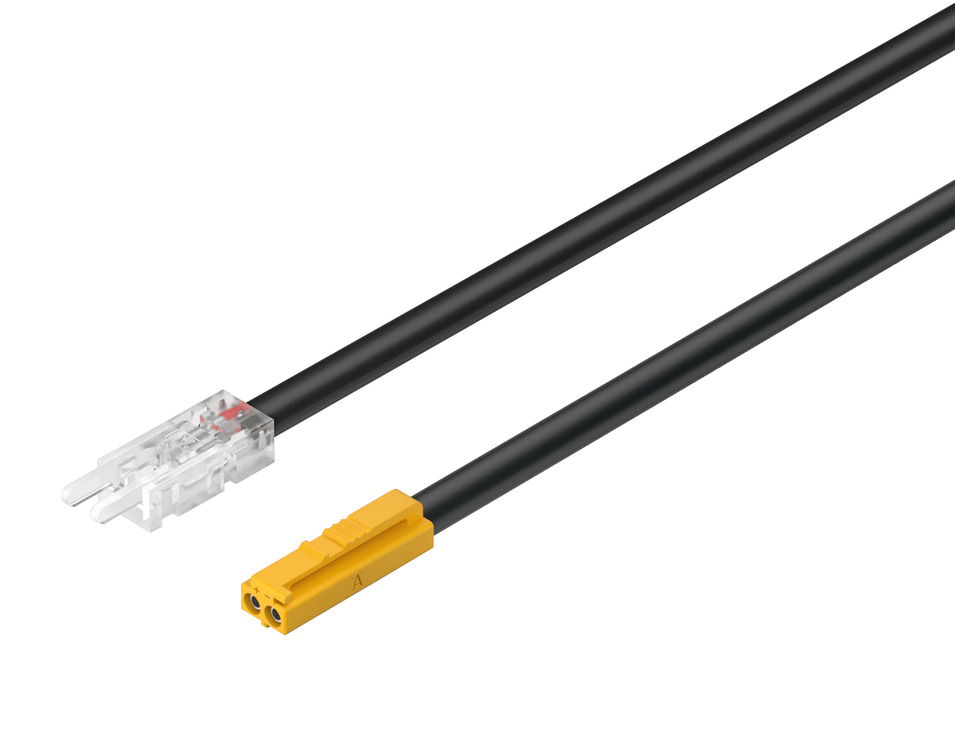 Cable de alimentación Häfele LOOX5 para tira LED 12V 5 mm monocromo 2000 mm