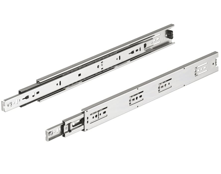 Accuride 3832 Schubladenschiene Vollauszug Tragkraft bis Stahl seitliche Montage, 250 mm / 243 mm / 40 kg