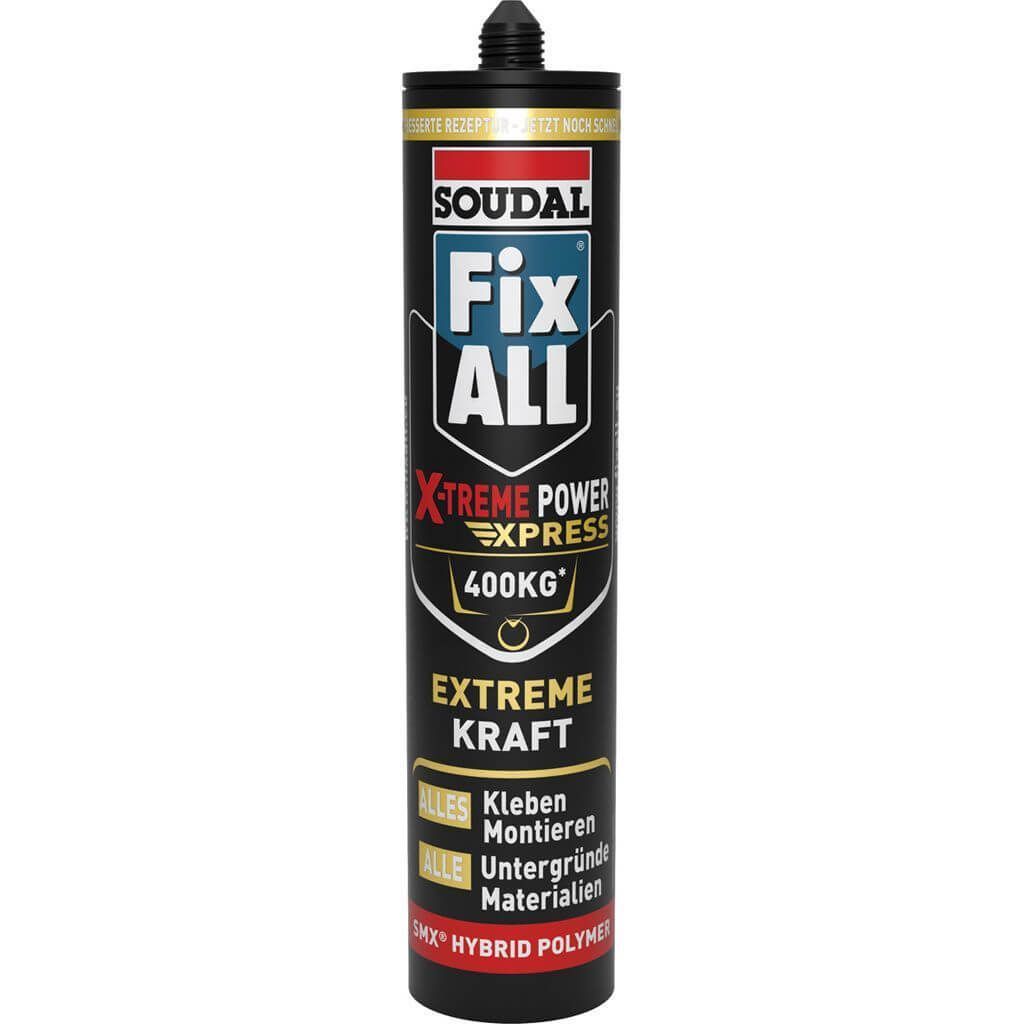 Adesivo di montaggio Soudal FIX ALL X-TREME POWER EXPRESS, bianco 415 g