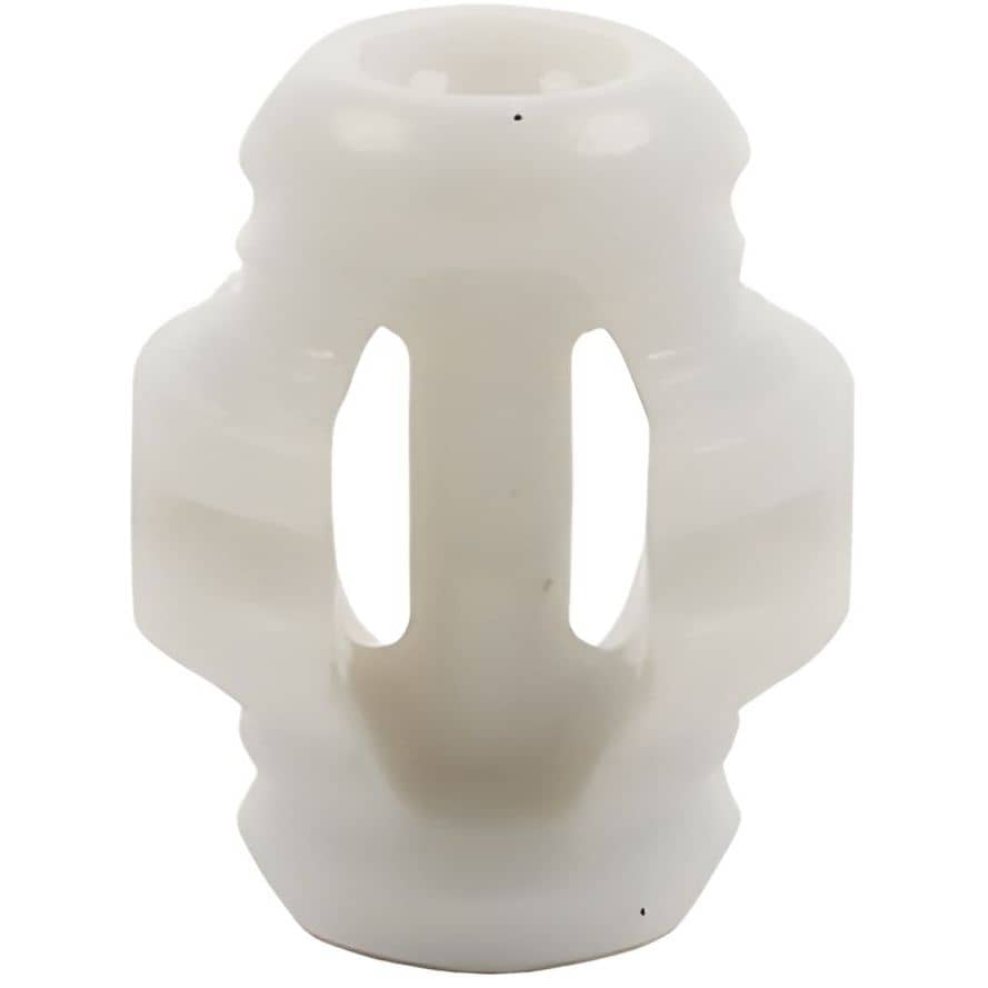 Siso Schnappverbinder DIVA MALE aus Kunststoff, Distanz 3 mm weiß