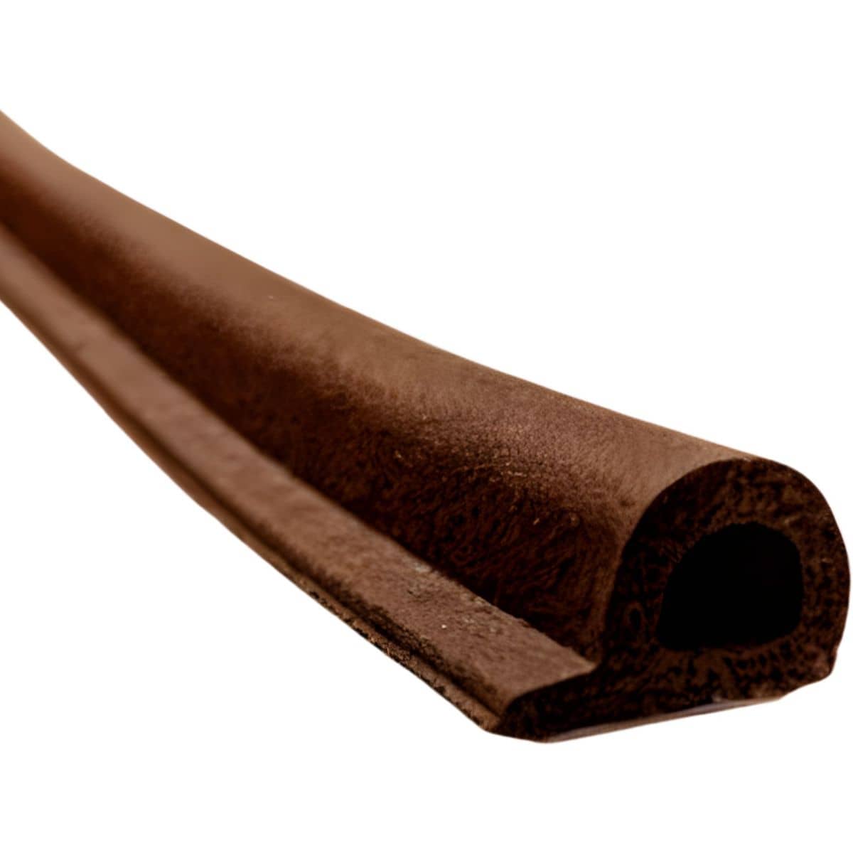 Ellen Dichtungsband ELLENFLEX aus Gummi selbstklebend für Türen und Fenster 7,5 Meter, braun 3 - 5 mm Spaltmaß