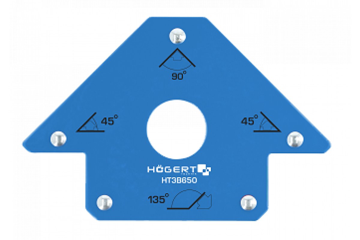 Högert angolo di saldatura magnetico 45, 90 e 135°, 34 kg