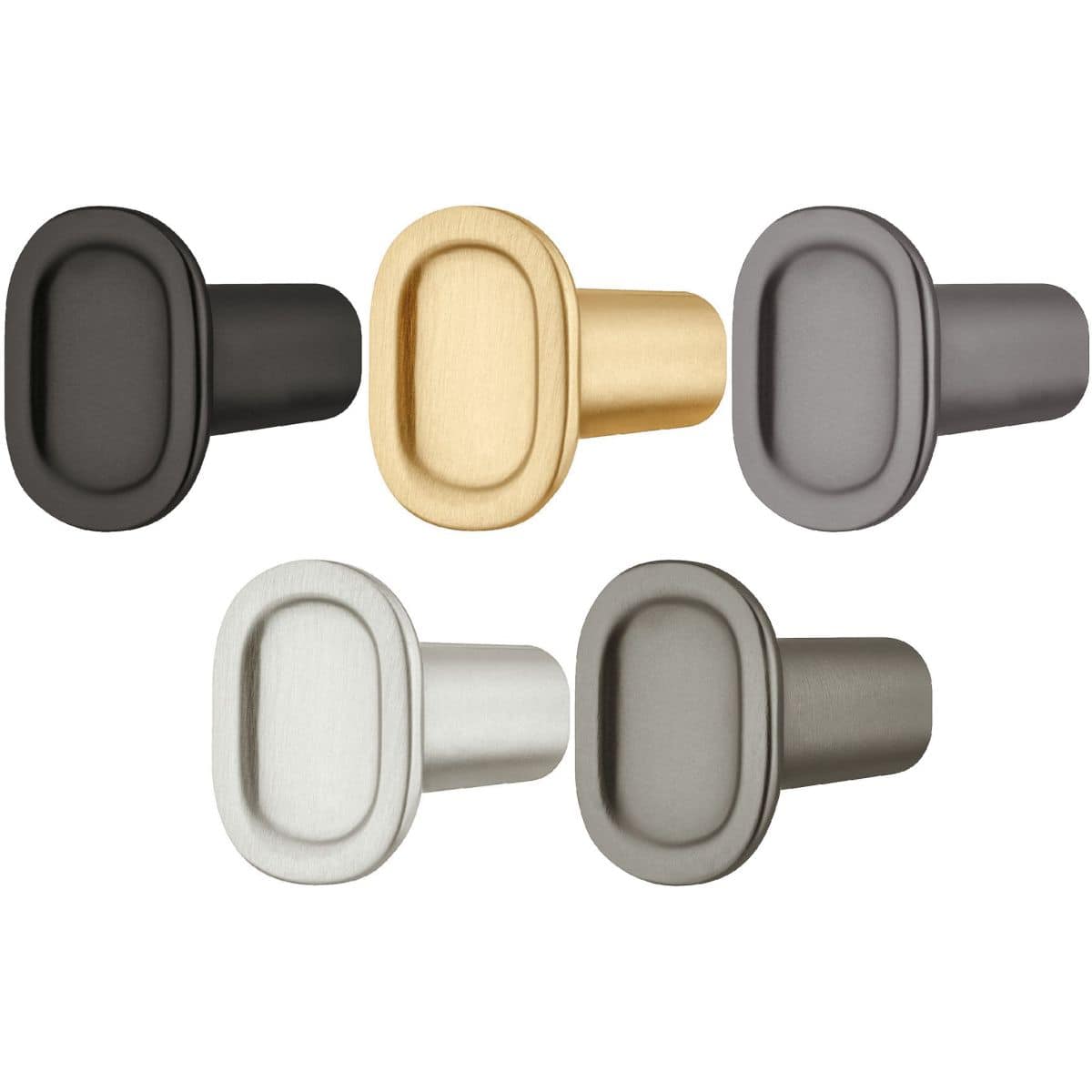 Häfele Möbelknopf H2325 aus Metall, 24 x 29 mm