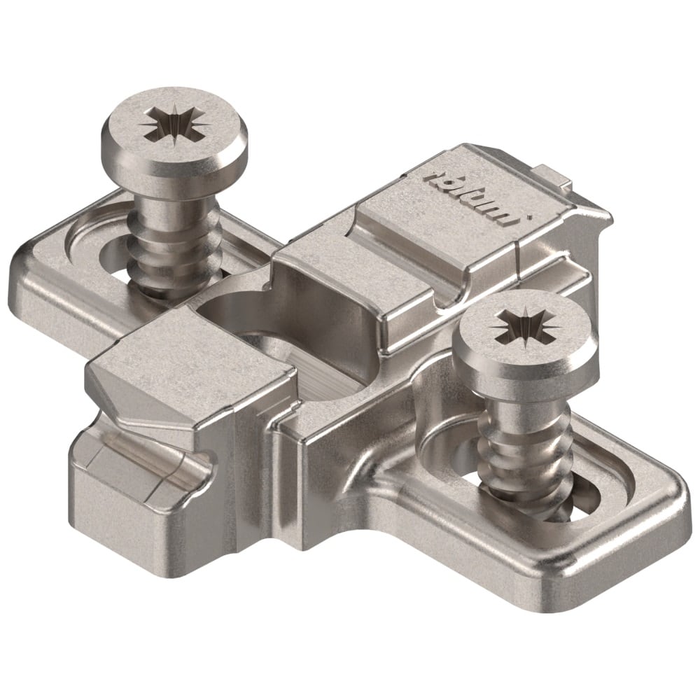 Blum Clip Top Kreuzmontageplatte zum Schrauben, 3mm