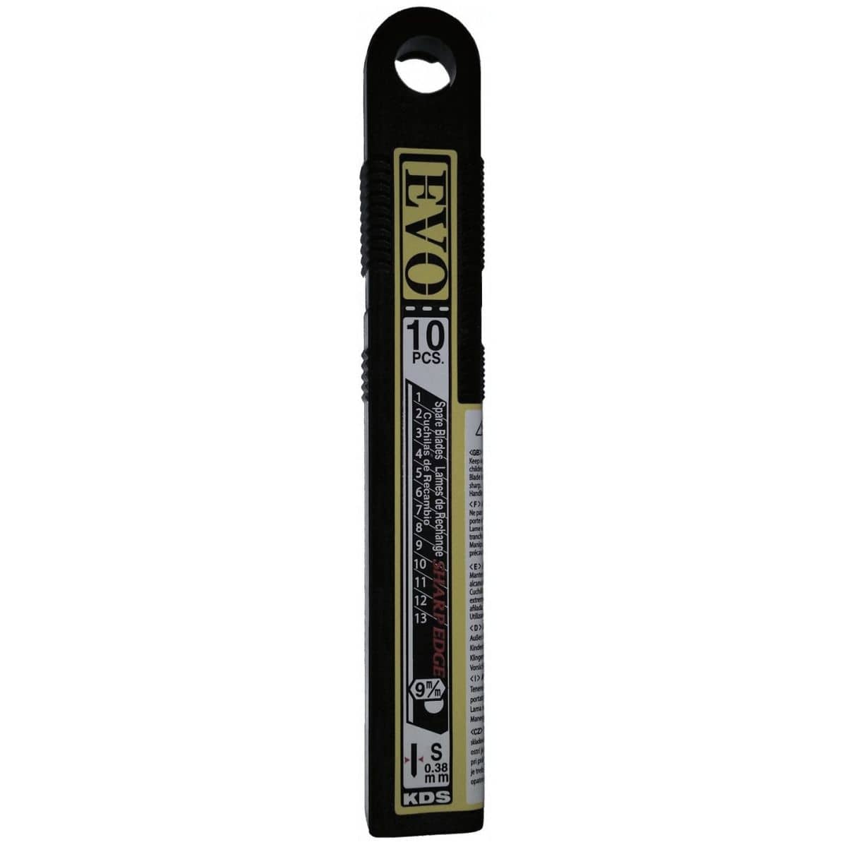 KDS Abbrechklingen EVO Ersatzklingen schwarz 9 mm für Cuttermesser