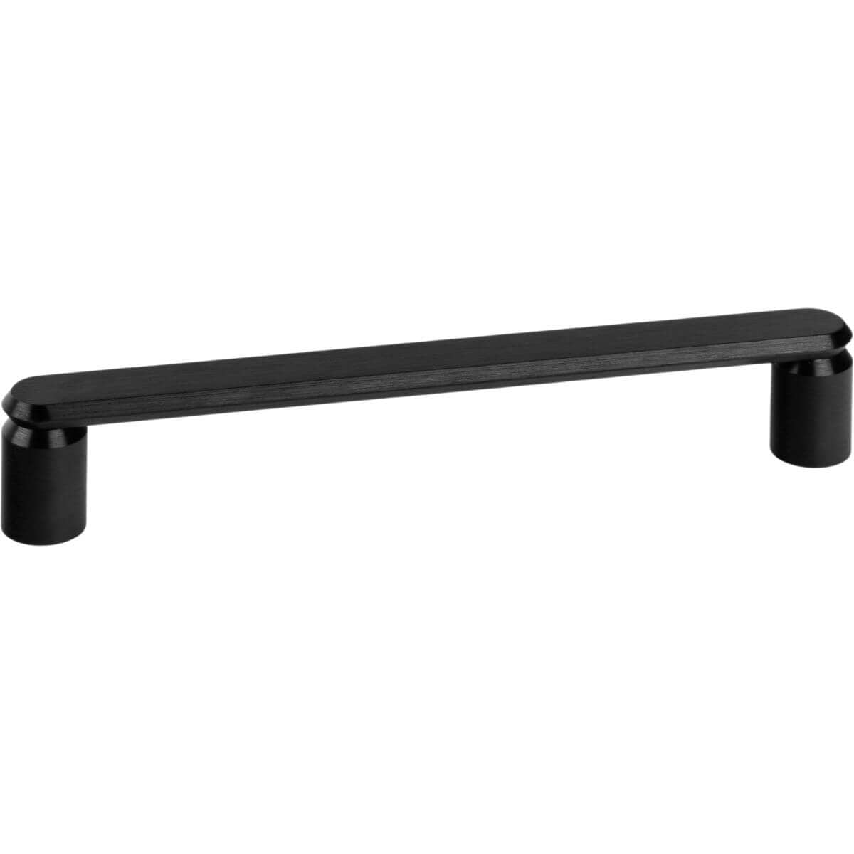 Viefe Möbelgriff FASE aus Aluminium, BA 160 mm - Schwarz gebürstet