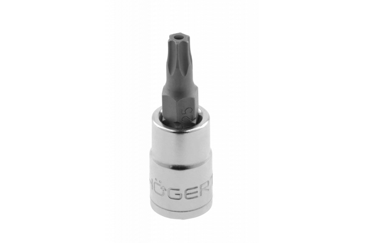 Högert socket 1/4 inch Torx TX with opening, opening 6 mm