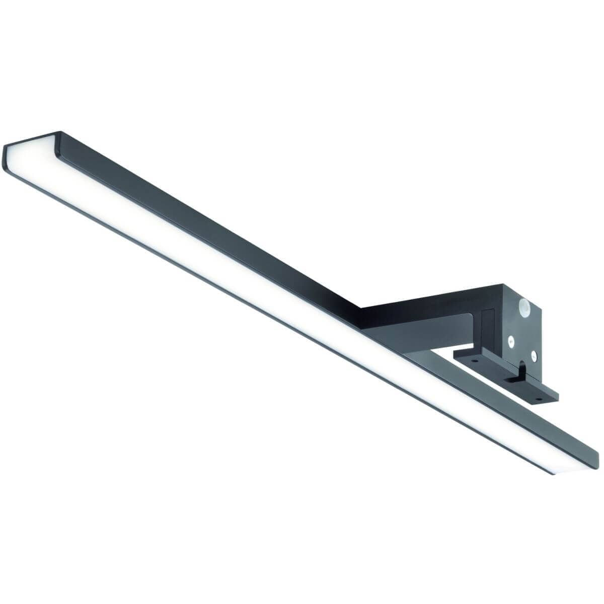 Domus Line LED Spiegelleuchte AALTO 230V, 300 mm Schwarz matt warmweiss 3000K