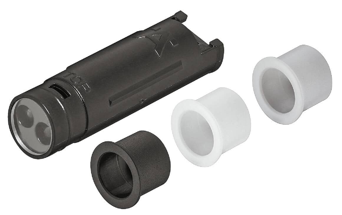 Häfele Loox Interrupteur à détecteur de porte LED Allumage et extinction en douceur pour tous les luminaires du système 12 V 24