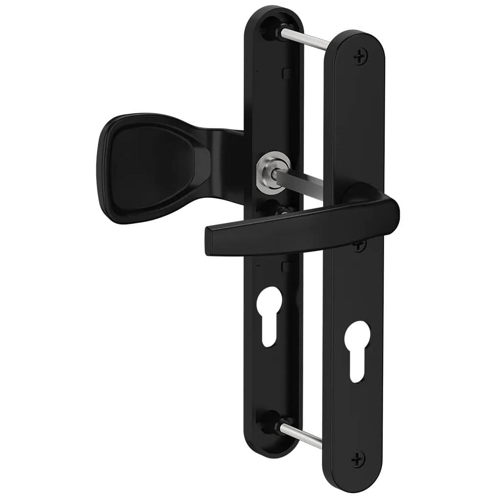 Gedotec smalraambeslag VICTORY II van aluminium deurkruk/knop DIN-norm 92 mm PZ