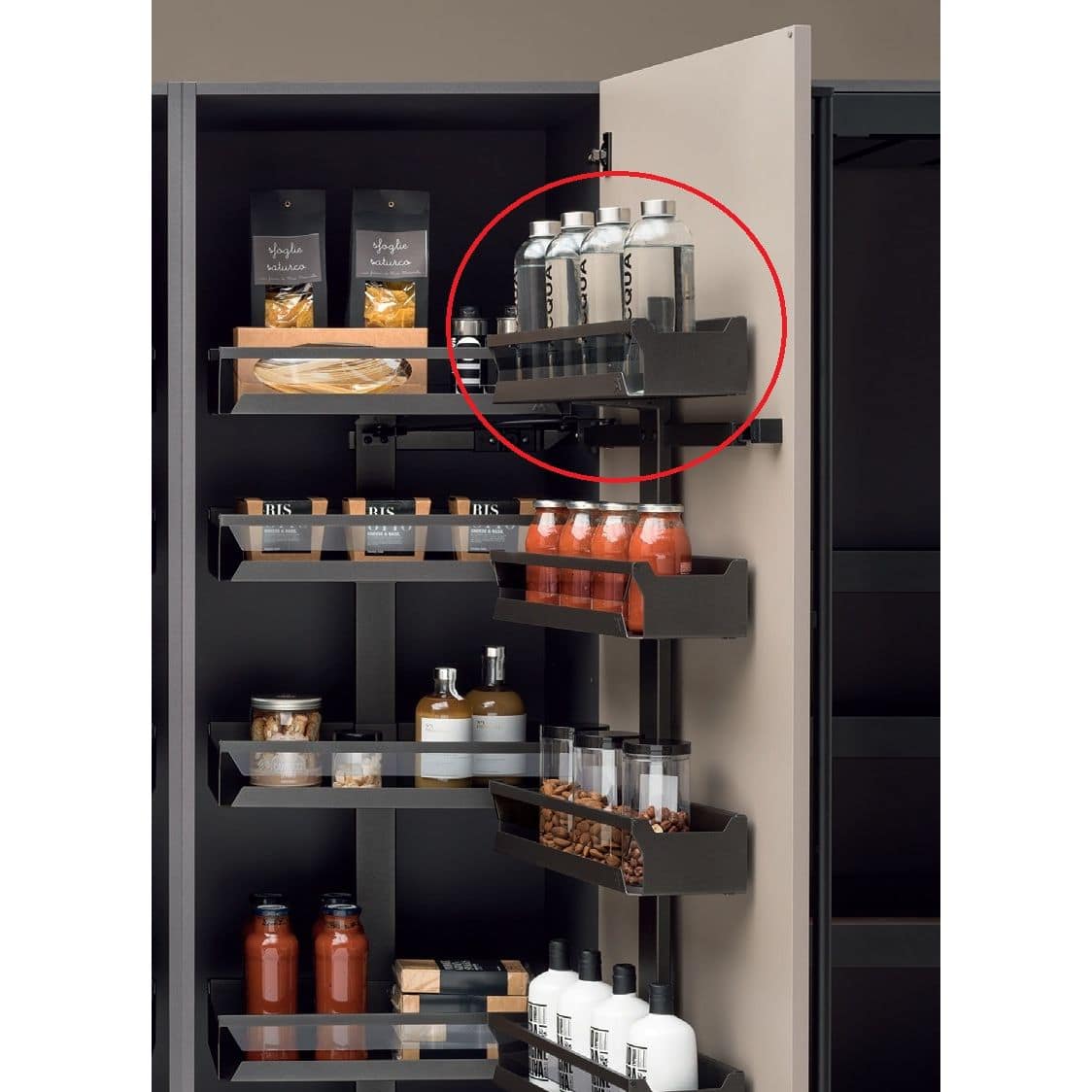Häfele Ersatztablar für UTENSIO ST10 PLUS DELUXE PANTRY, Korpusbreite 600 mm