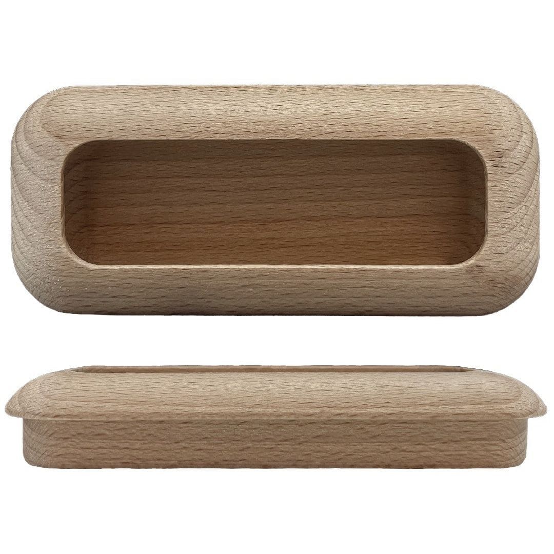 Gedotec Muschelgriff MIMI aus Buchenholz, 105 x 52 mm