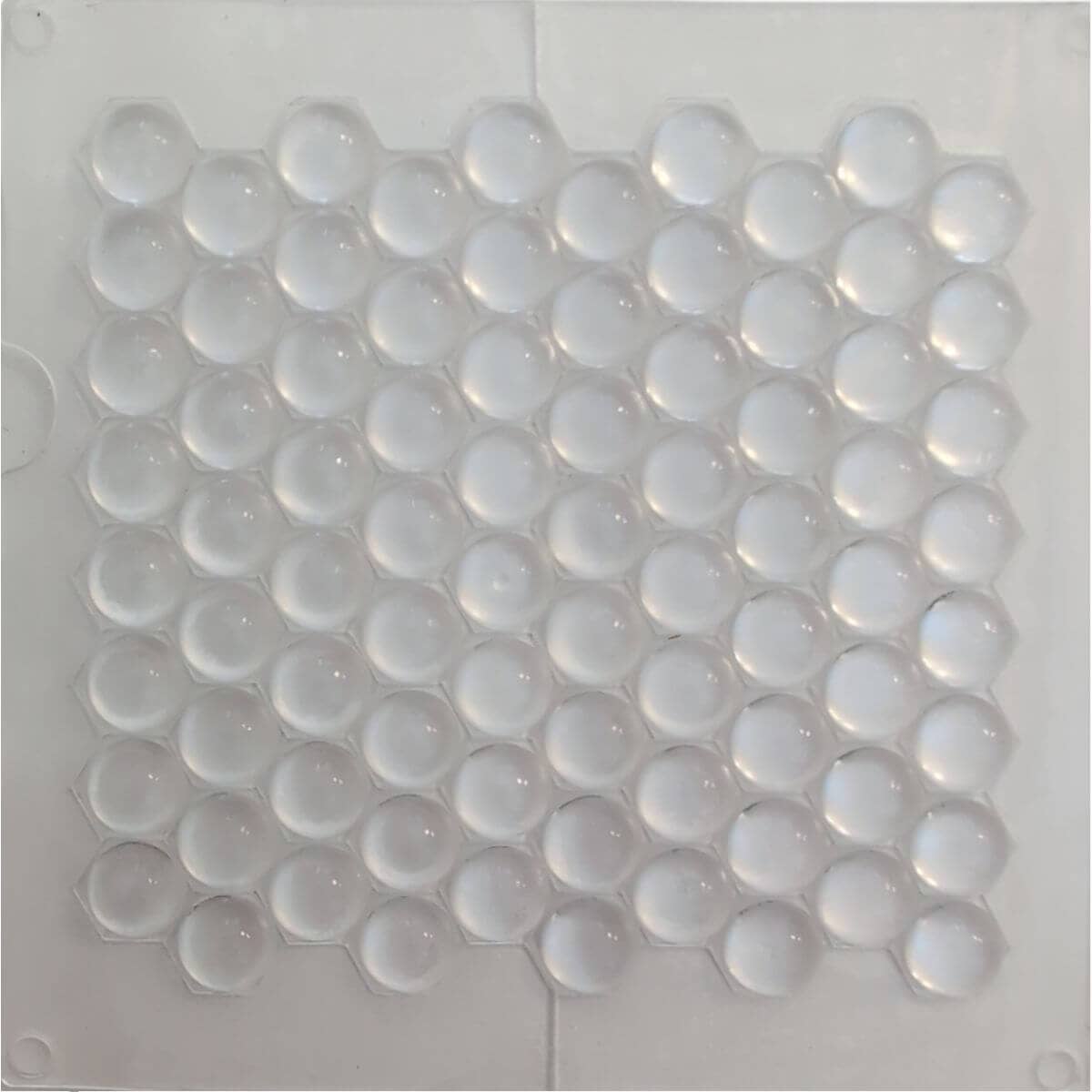 80 Stk Anschlagpuffer rund 10x5 mm transparent