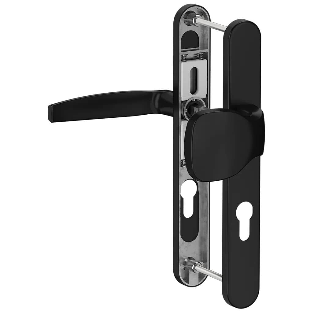 Gedotec smalraambeslag VICTORY van aluminium deurkruk/knop B36 mm DIN-norm 92 mm PZW