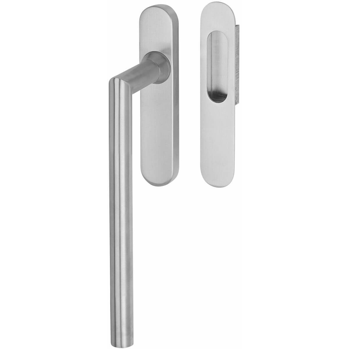 Fimet Hebeschiebetürbeschlag 102.AL02 aus Edelstahl matt gebürstet