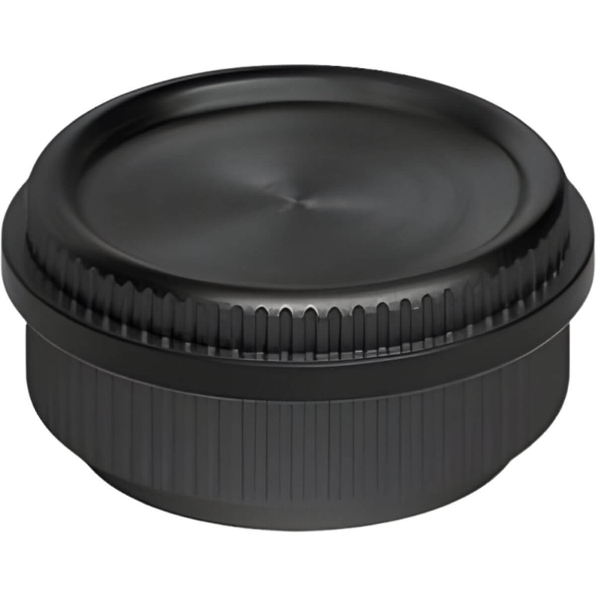 Viefe Bodentürpuffer BOTO aus Aluminium, Ø 60 x 29 mm Schwarz gebürstet