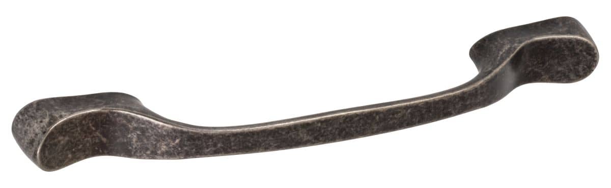 Häfele Poignée de meuble CARACAS en métal, BA 128 & 160 mm, étamée antique